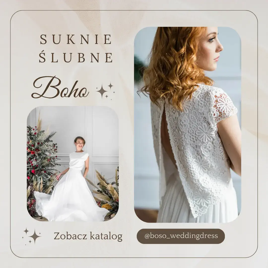 Przewodnik po sukniach ślubnych boho